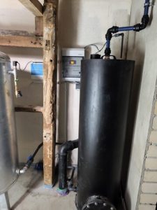 Installation eines Kiesfiltersystems in Münster