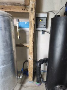 Installation eines Kiesfiltersystems in Münster