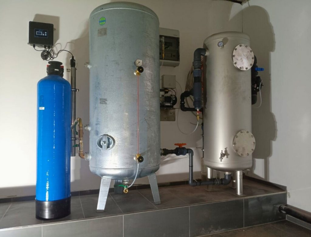 Aufbereitung von Brunnenwasser für einen Privathaushalt