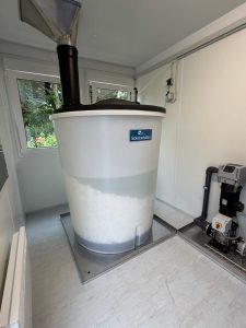Containerlösung für einen Campingplatz